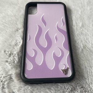 Wildflower iPhone XR Purple Flame Phone Case